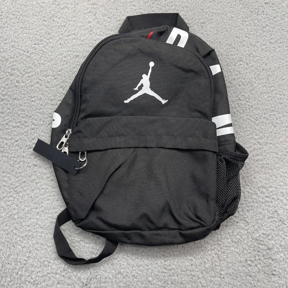 Nike Air Jordan 7A0654-023 Jumpman Logo Black Mini Bag 10L Small Travel Backpack